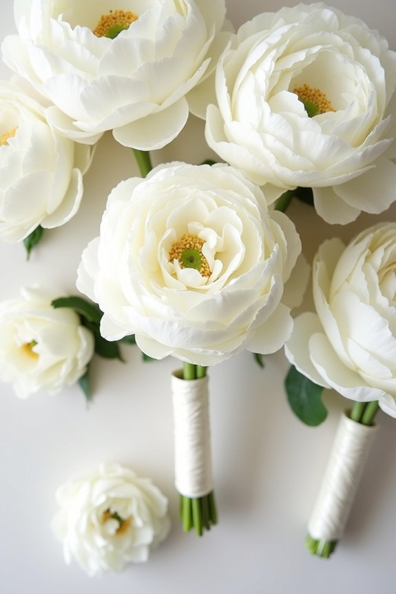 timeless white bouquet options
