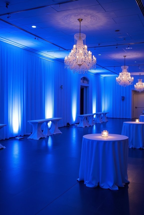 transformative evening atmosphere uplighting