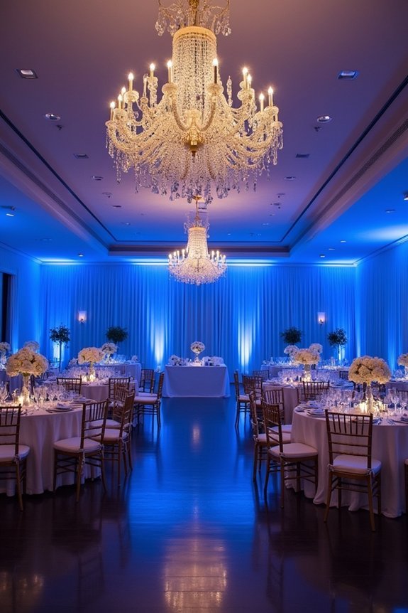 transformative navy lighting design