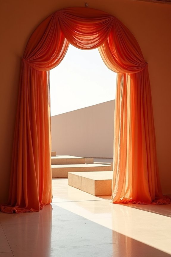transforming arch for reception