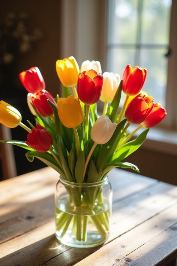 tulip centerpieces for weddings