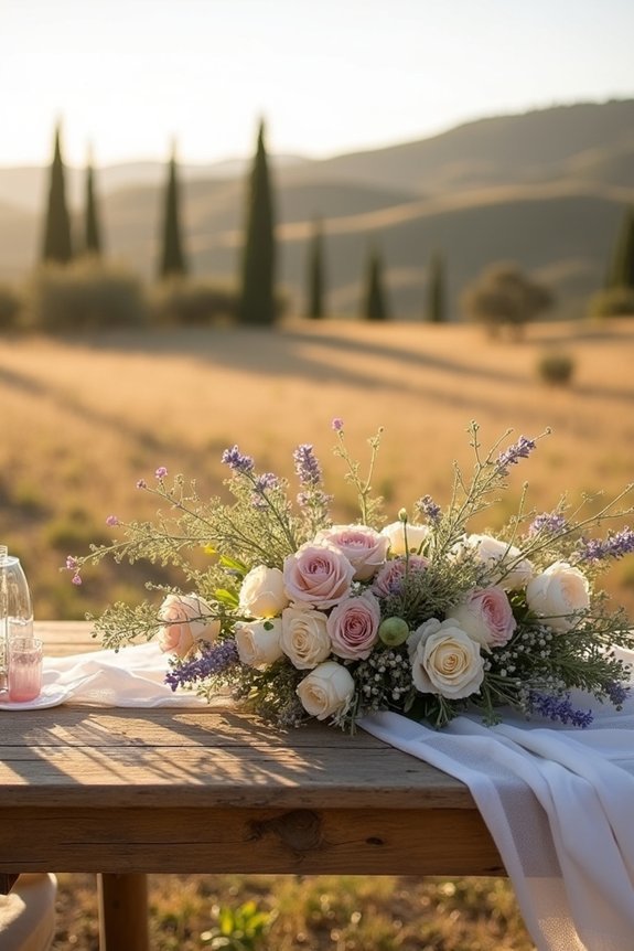 tuscan florals and elegance