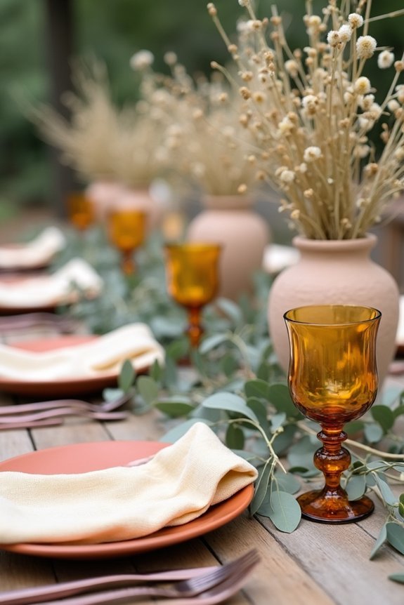 tuscan wedding color palette