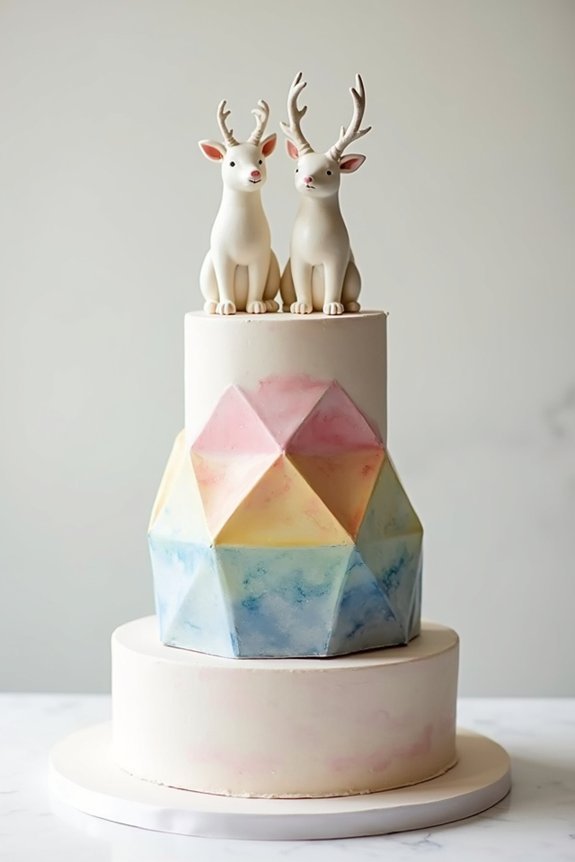 unconventional cake designs and toppers
