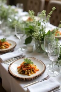vegan wedding menu planning