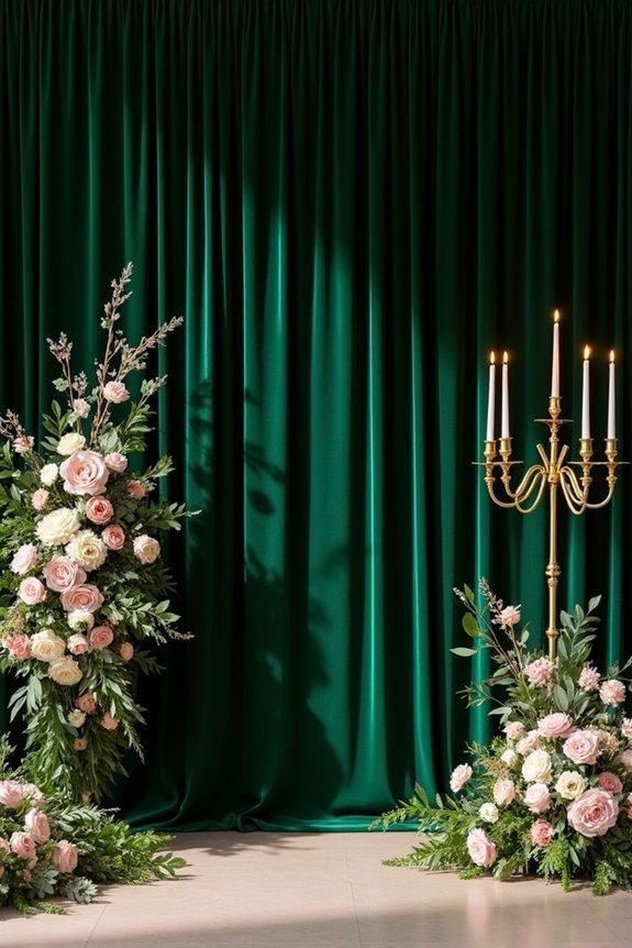 velvet elegance with gold