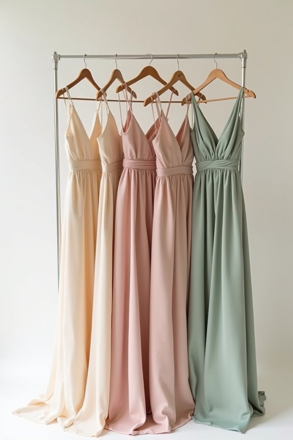 versatile bridesmaid dress palettes