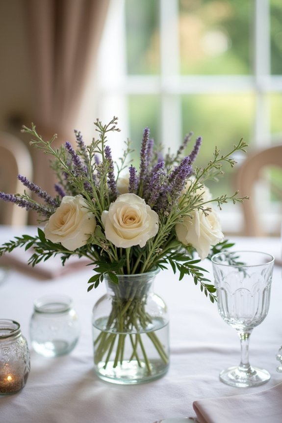 versatile lavender wedding centerpieces