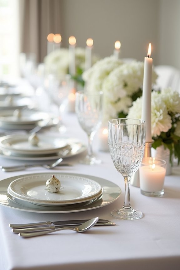 versatile silver table designs