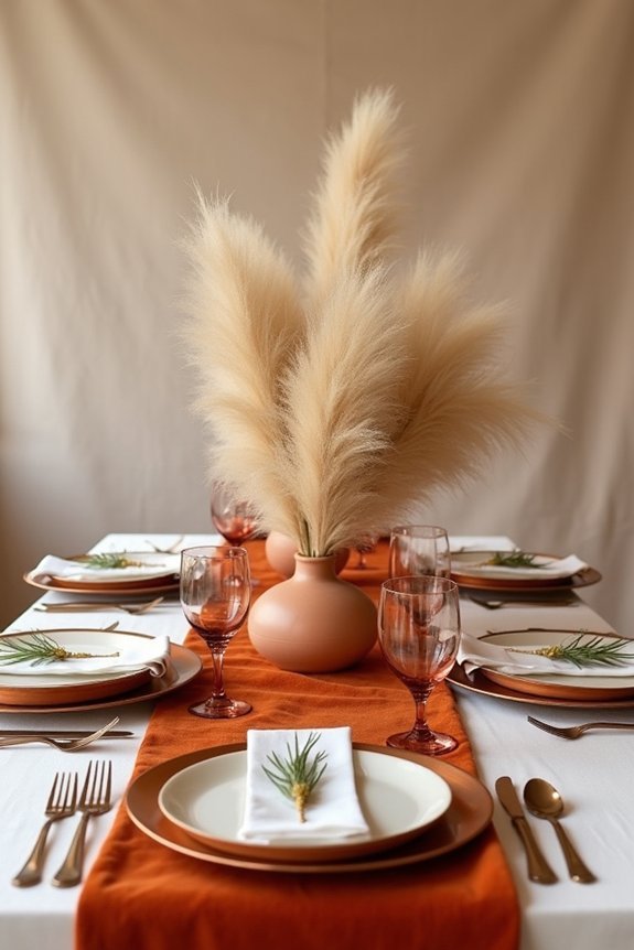 vibrant burnt orange weddings