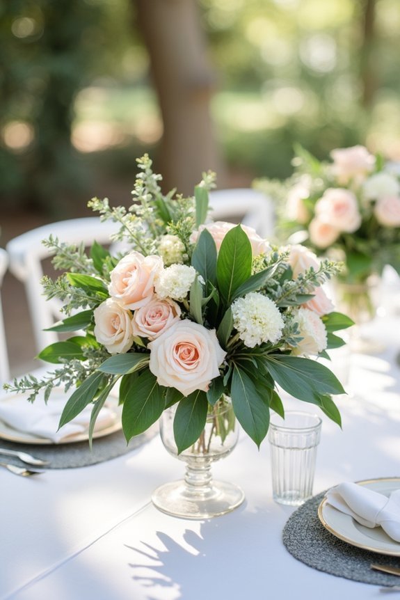 vibrant summer floral decor