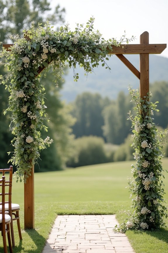vines and branches placement