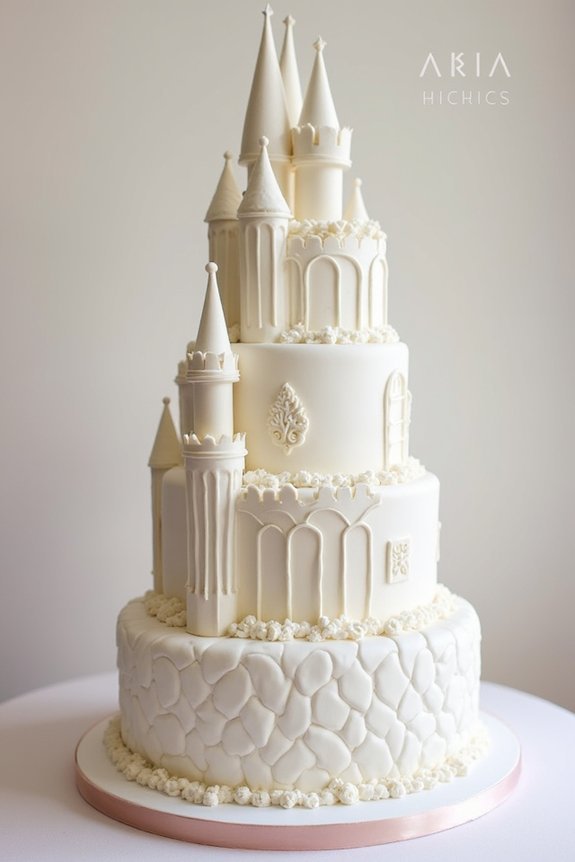vintage fairytale castle design