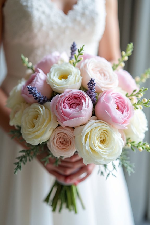 vintage garden romantic bouquet