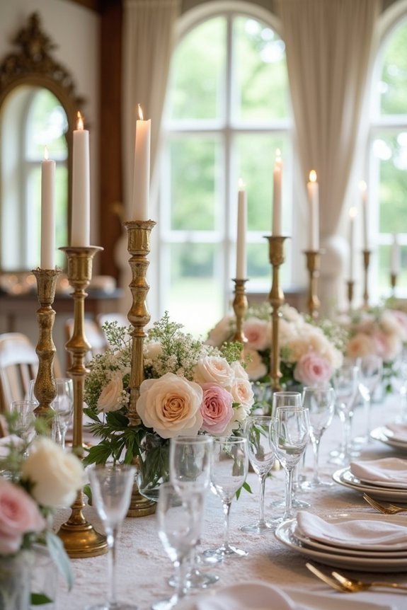 vintage mirrors enhance weddings