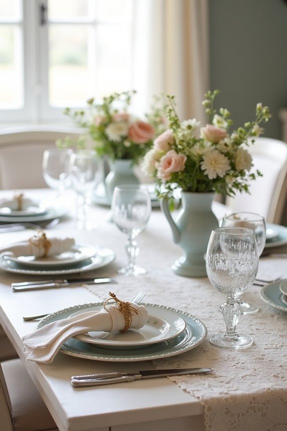 vintage table setting inspiration