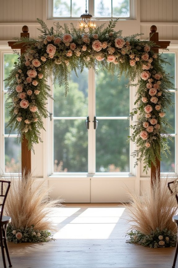 vintage wedding arch design