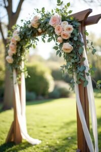 vintage wedding arch design