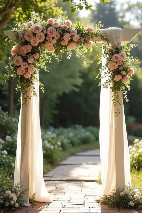 vintage wedding arch styles