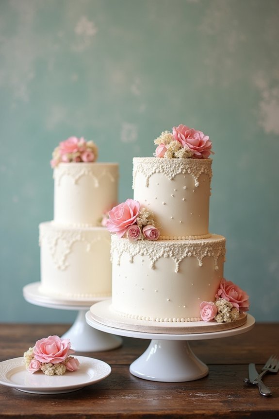 vintage wedding cake inspirations