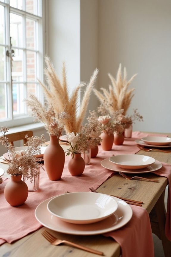 warm earthy wedding palette