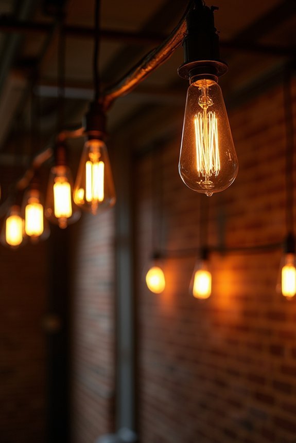 warm edison bulb ambiance