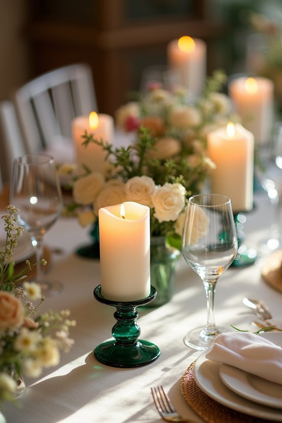 warm lighting enhances elegance