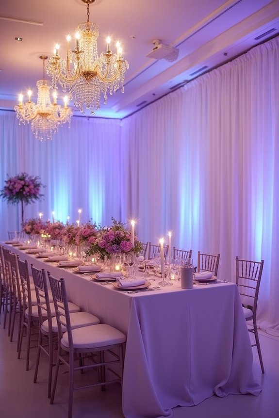 warm lighting enhances mauve