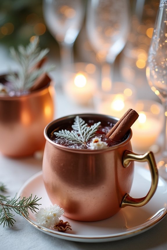warm winter wedding cocktails