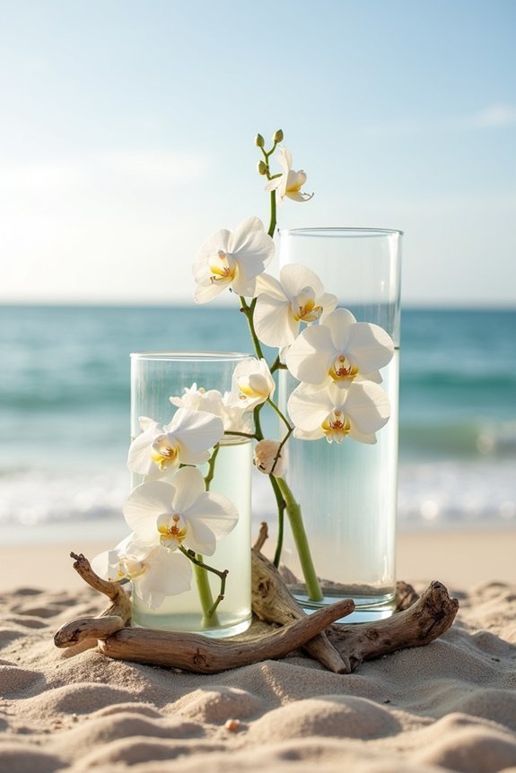 water and sand decor