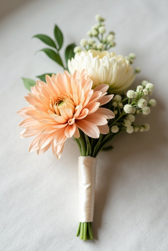 wedding boutonniere style ideas