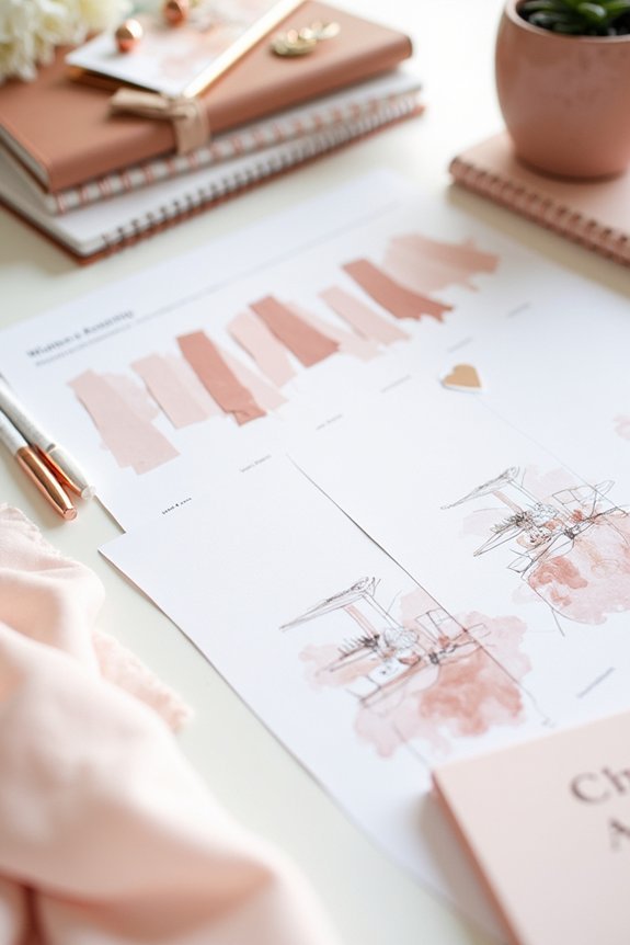 wedding design planning timeline