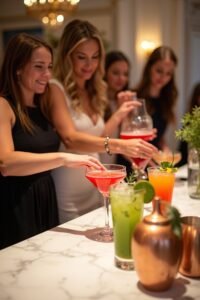 wedding guest mixology experience