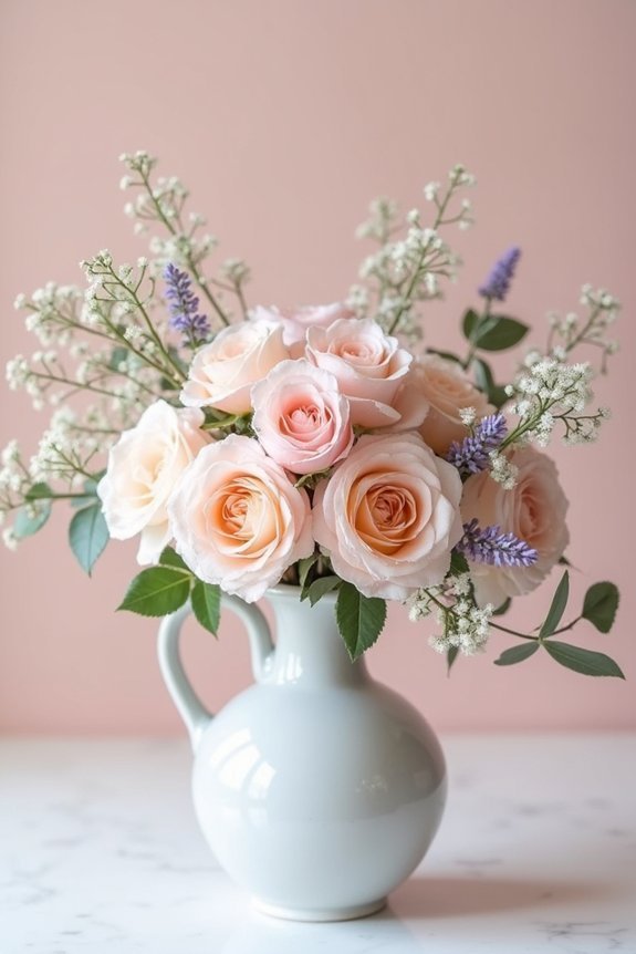 whimsical wedding flower choices