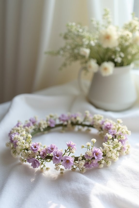 wildflower crown wedding harmony