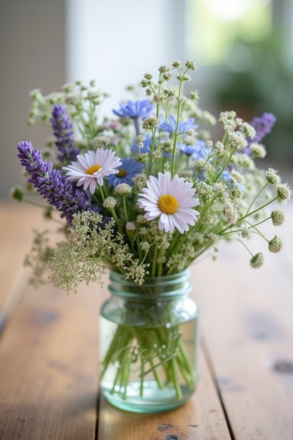 wildflower wedding centerpiece ideas