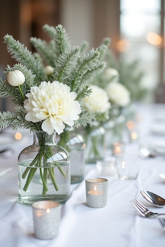 winter wedding centerpiece ideas