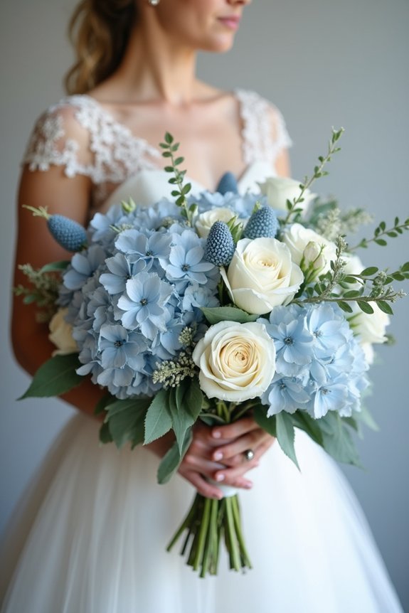 year round slate blue blooms